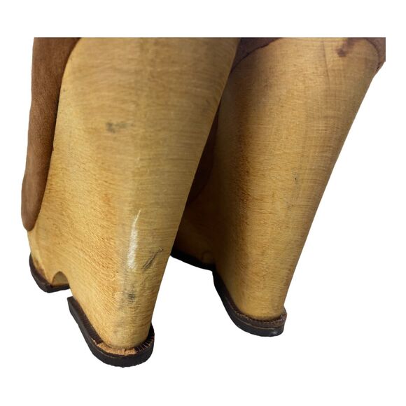 Sam Edelman Womens Wesley Tasseled Wedge Pumps Tan PlatformLeather Size 7M - Picture 9 of 11